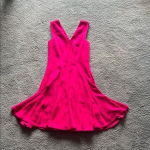 Rebecca Taylor bright pink dress